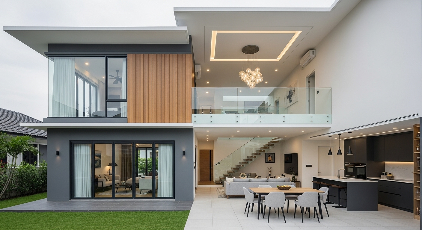 House Renovation in Selangor modern terrace extension