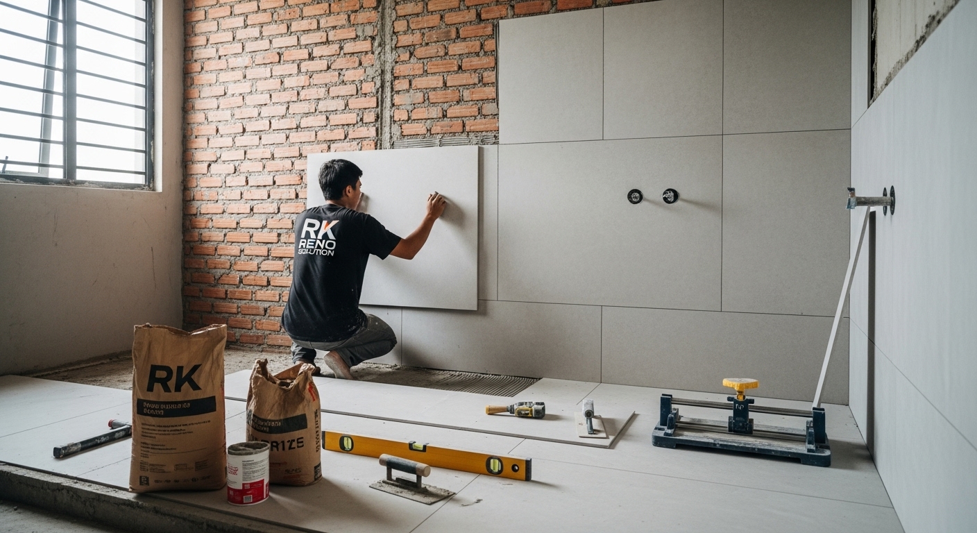 Quality tiling and wet works in Selangor